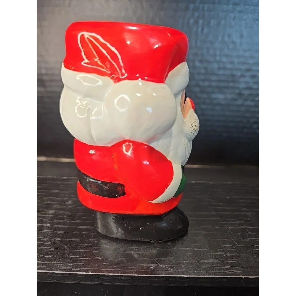Vintage Santa Ceramic Tealight Candle Holder Made in‎ Japan